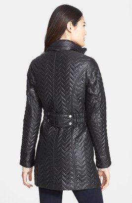 Laundry by Shelli Segal Packable Zigzag Quilted Jacket (Regular & Petite)