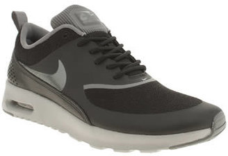 Nike womens black & grey air max thea trainers