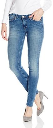 MiH Jeans Women's Breathless Mid Rise Skinny Ankle Stretch Jean