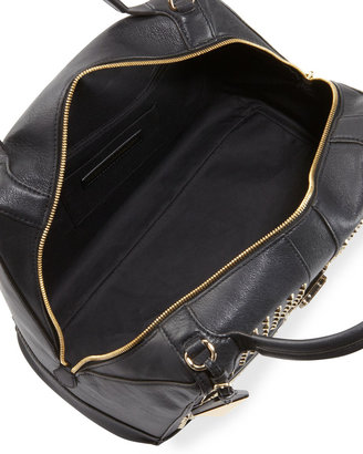 Rebecca Minkoff Collection Scarlet Studded Satchel Bag, Black