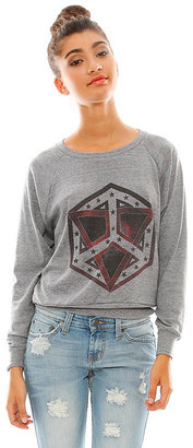 Rebecca Minkoff Cosmic Sweatshirt in Melange Grey