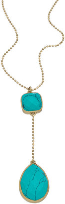 Melinda Maria Clarence Gold Turquoise Necklace