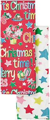 Cath Kidston Merry Christmas Tea Towels, Set of 2