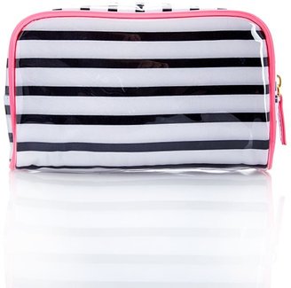 Forever 21 Striped Midsize Cosmetic Bag