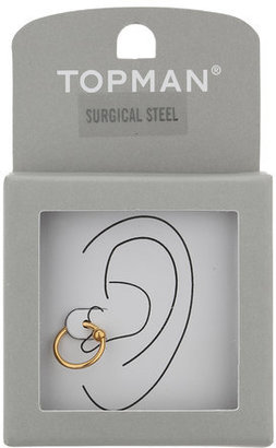 Topman Surgical Steel Hoop Earrings