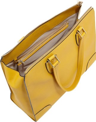 Valextra Babila Shoulder Bag-Yellow