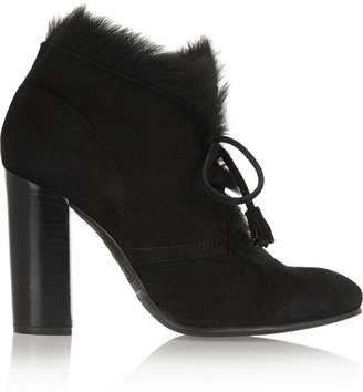 Pedro Garcia Barbara goat hair-lined suede boots