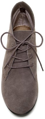 White Mountain Golden Lace-Up Ankle Boot