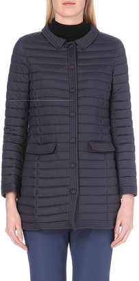 Armani Collezioni Quilted Coat - for Women, Navy