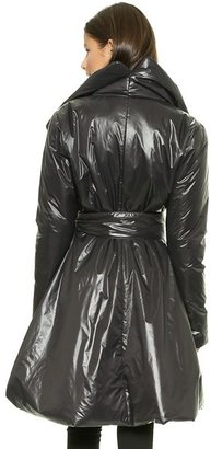 Norma Kamali Classic Reversible Flare Coat