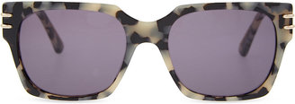 Roland Mouret Groucho Squared Tortoiseshell Sunglasses E107 - for Women