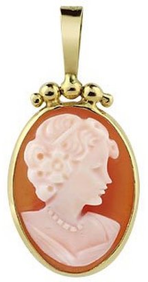 Del Gatto Young Lady w/Short Hair Cornelian Cameo Pendant/Brooch Del Gatto Young Lady w/Short Hair Cornelian Cameo Pendant/Brooch