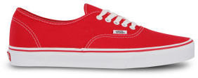 Vans Authentic Canvas Trainers Red