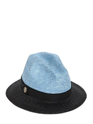 Emilio Pucci Woven Straw Brimmed Hat