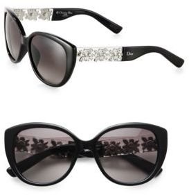 Christian Dior Oversized Metal & Plastic Sunglasses