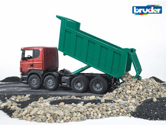 Bruder Green and Red R Series Lorry Truck