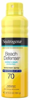 Neutrogena Beach Defense Broad Spectrum Sunscreen Body Spray - SPF 70 - 6.7oz