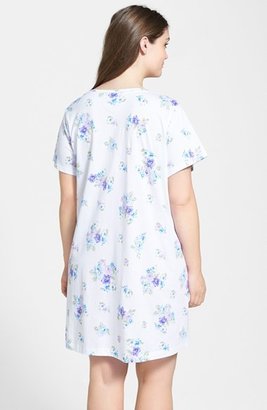 Carole Hochman Designs Print Cotton Sleep Shirt (Plus Size)