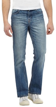 Maine New England Big and tall blue bootcut jeans