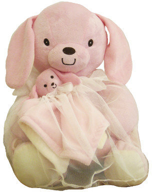 Beansprout Toile Bag Bunny Toy and Blanket