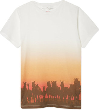 Stella McCartney Shadow Horses-Print T-Shirt 2-14 Years - for Girls