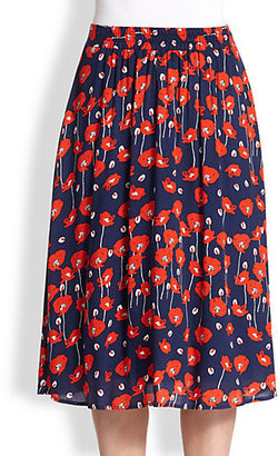 Ella Moss Poppy Fields Midi Skirt