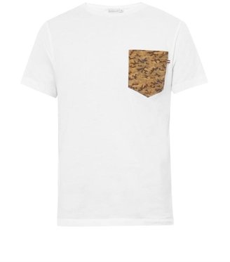 Moncler Camo-print pocket T-shirt