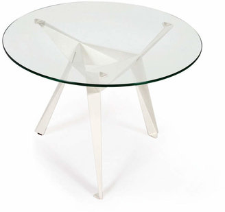 Innermost Origami White Side Table - Silver Pads