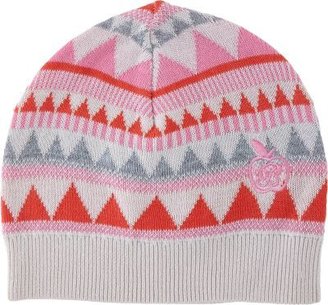 Bonnie Baby Triangle-Stripe Intarsia-Knit Hat