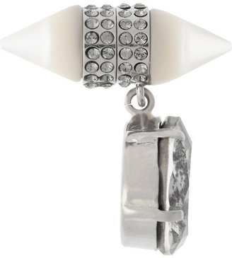 Givenchy Cone pendant earrings in mother-of-pearl and crystal