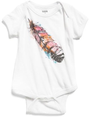 Feather 4 Arrow Graphic Cotton Jersey Bodysuit (Baby)