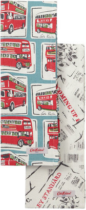 Cath Kidston Set of 2 CK Newsprint & London Buses Tea Towels