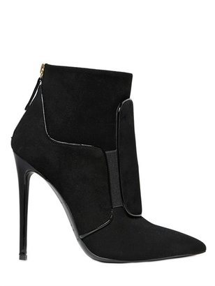 Gianmarco Lorenzi 115mm Patch Suede Ankle Boots
