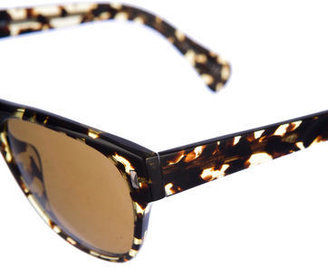 Oliver Peoples Tortoise Sunglasses