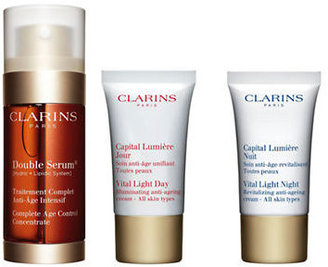 Clarins Double Serum and Vital Light Beauty Set