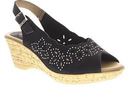 Spring Step Keystone" Embellished Sandals