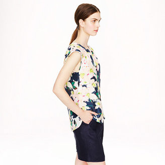 J.Crew Tall sleeveless drapey top in cove floral