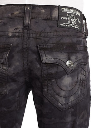 True Religion Ricky Big T Tie-Dyed Camo Jeans