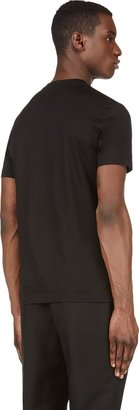 Versace Black Sequin Embellished MedUSA T-Shirt
