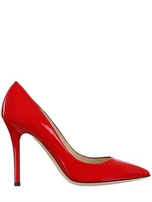 100mm Patent Leather Pumps