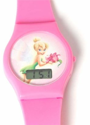 Disney Tinkerbell Digital Pink Strap Girls Watch