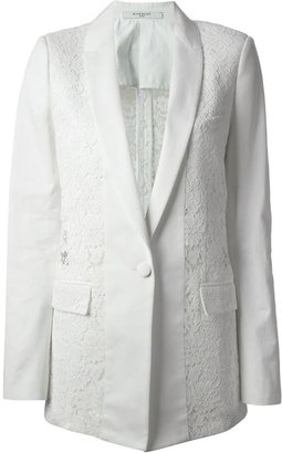 Givenchy lace panel blazer