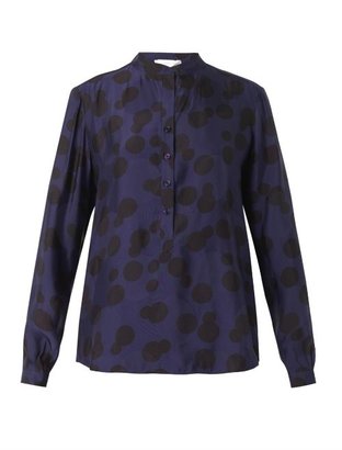 Stella McCartney Eva polka-dot jacquard blouse