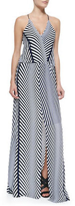 Karina Grimaldi Draco Jersey Print Maxi Dress