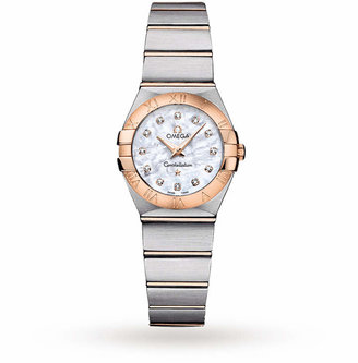 Omega Constellation Ladies 24mm Quartz Diamond Dot Watch