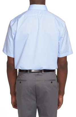 Nordstrom Men's Shop Traditional Fit Non-Iron Short Sleeve Dress Shirt (Online Only)