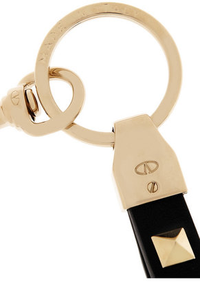 Valentino Rockstud leather keychain