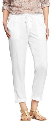 Old Navy Women's Linen-Blend Pants (24")