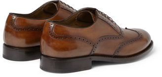 Brioni Polished-Leather Oxford Brogues