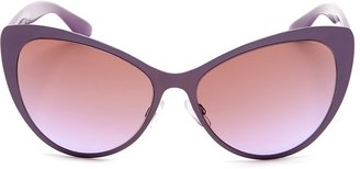 Steve Madden Thin Frame Cat Eye Sunglasses